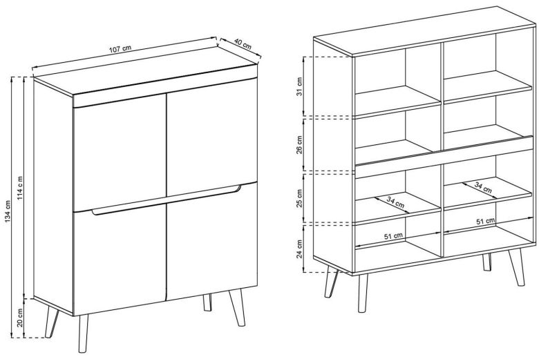 Highboard - Torge