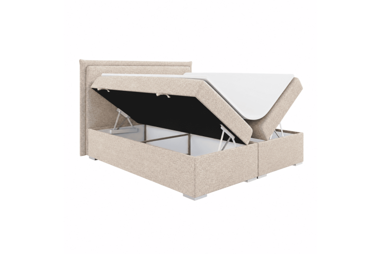 Boxspring bed 180x200 - Torres (With storage box)