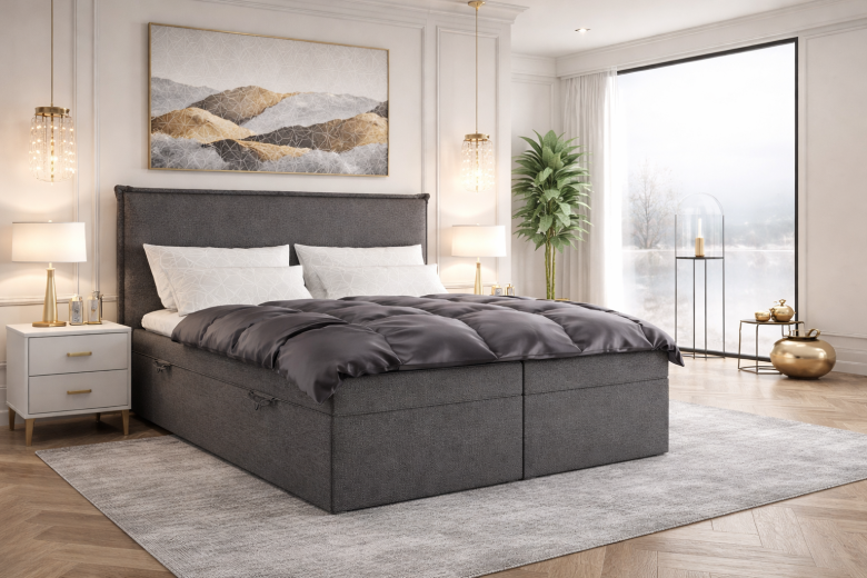 Boxspring bed 160x200 - Torres