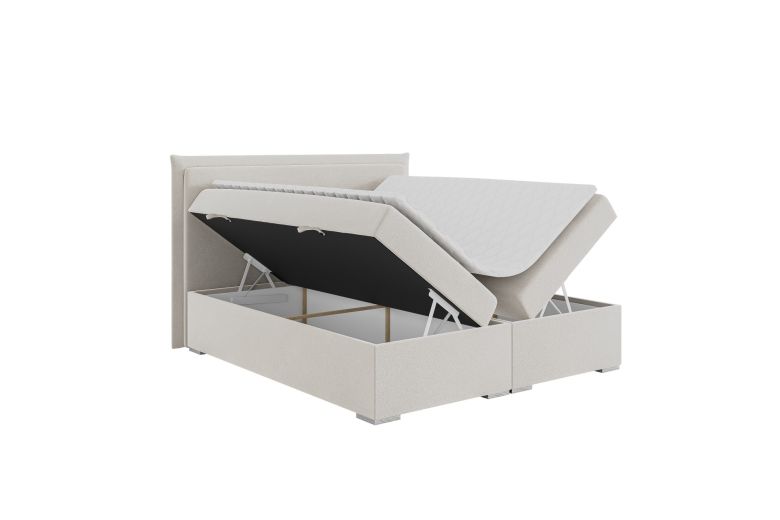 Boxspring bed 140x200 - Toress (With storage box)