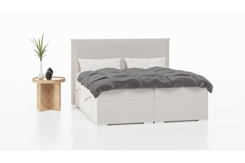 Boxspring bed 140x200 - Toress (With storage box)