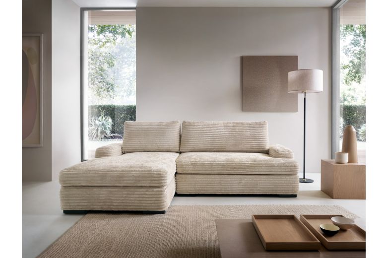 Γωνιακός καναπές - Tuffo (Συρόμενο με κουτί αποθήκευσης)