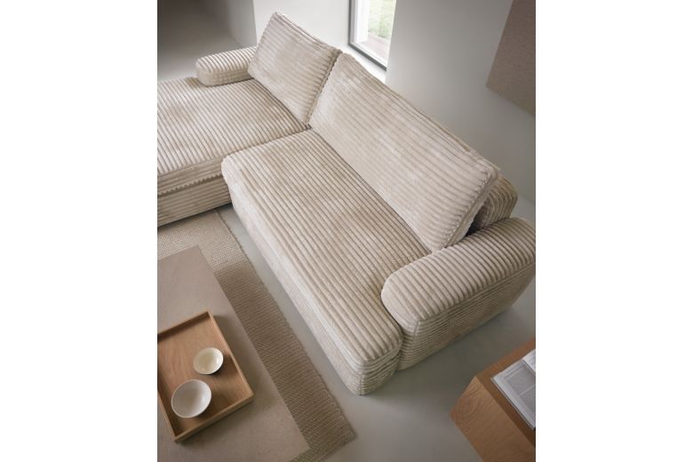 Γωνιακός καναπές - Tuffo (Συρόμενο με κουτί αποθήκευσης)