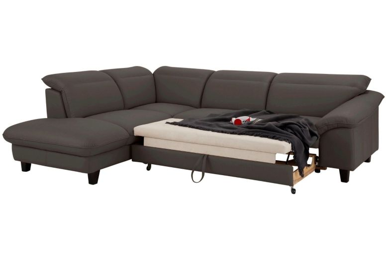 Leather corner sofa XL - Tess (Pull-out)