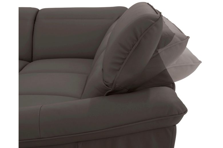 Leather corner sofa XL - Tess (Pull-out)