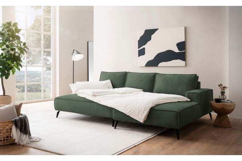 Corner sofa - Tvinnu with footstool