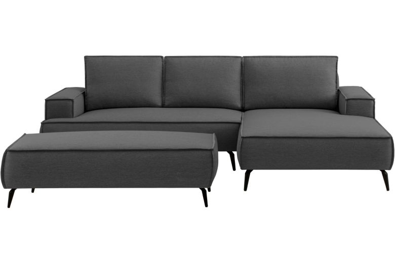 Corner sofa - Tvinnu with footstool