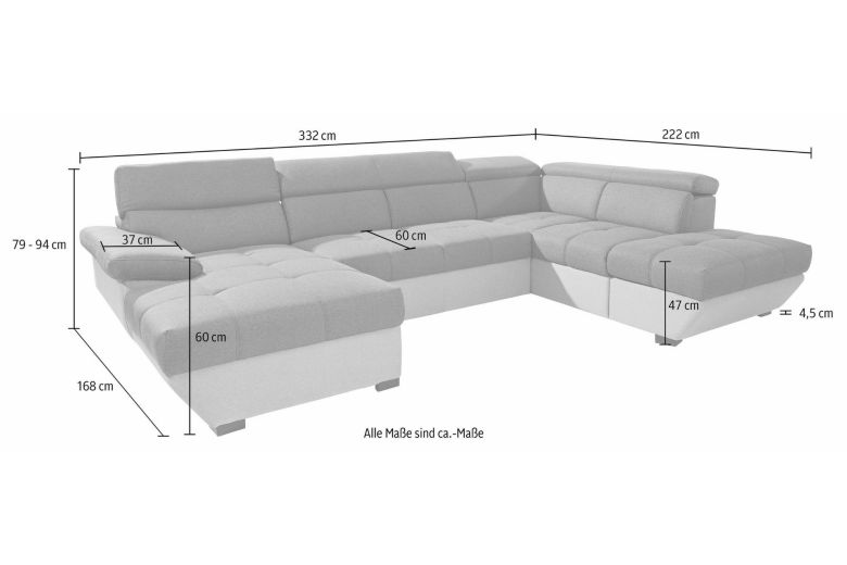 U shape sofa - Speedway (Pull-out with storage box) U shape sofa - Speedway (Pull-out with storage box)