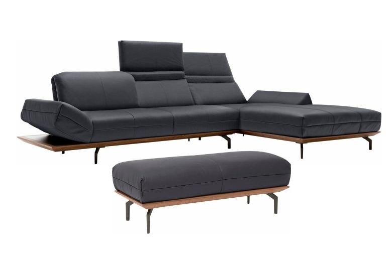 Кожаный Угловой диван - Hülsta