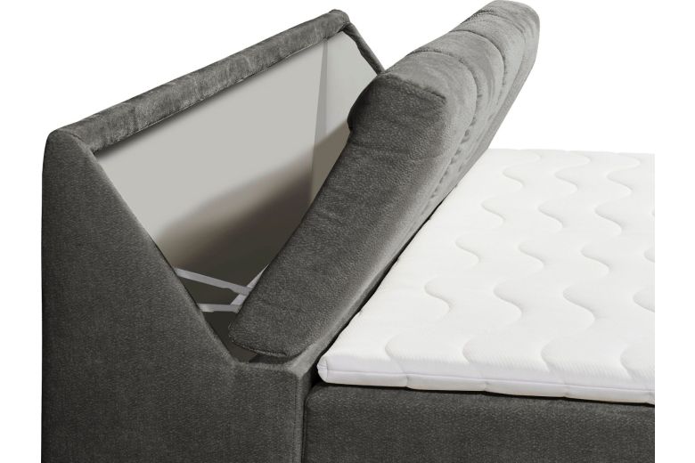 Boxspring bed 120x200 - Valencia (With storage box)