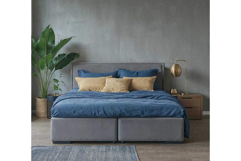 Boxspring bed 180x200 - Nord (With storage box)