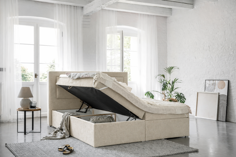 Boxspring bed - Vivre (With storage box)