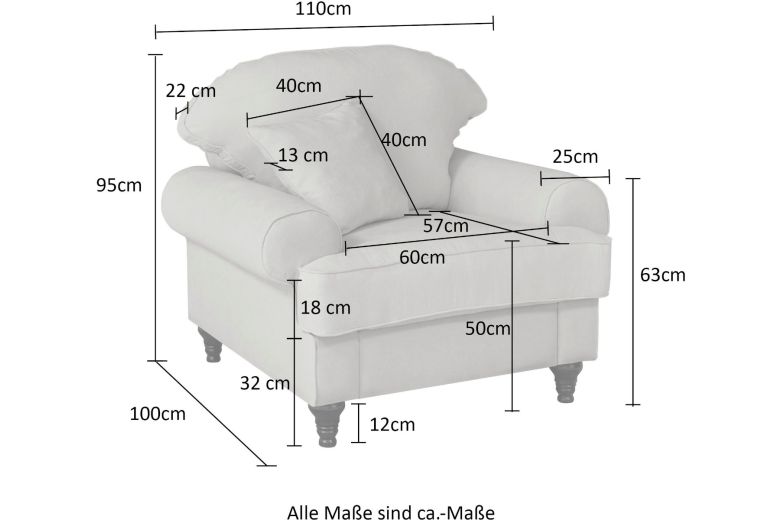 Chair - Westminster with footstool