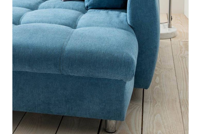 Corner sofa - Blue (Pull-out)