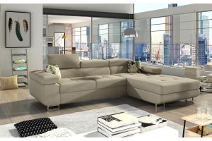Corner sofa - Armando (Pull-out bed with storage box)