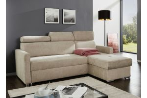 Corner sofa - Bertha (Pull-out bed with storage box)