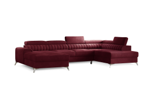 U shape sofa - Lacante (Pull-out bed with storage box)