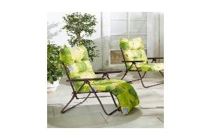 Outdoor furniture - Relax chairs with cushions - set of 2
