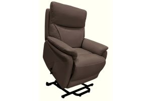 Кожаный TV Креслo - Leather TV armchair with XXL seating comfort and stand-up aid