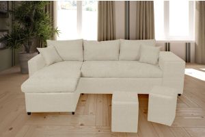 Corner sofa - Golf Plus (Pull-out bed with storage box)