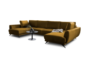 U shape sofa - Larco (Pull-out bed with storage box)