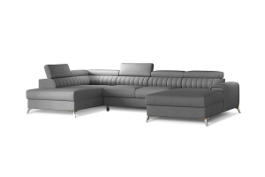 U shape sofa - Lacante (Pull-out bed with storage box)