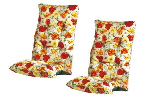 Outdoor furniture - Comfortable cushions with button stitching - set of 2
