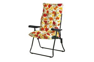 Уличная Мебель - High-back foldable chair with cushion