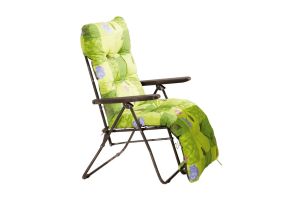 Outdoor furniture - Comfortable cushion with button stitching