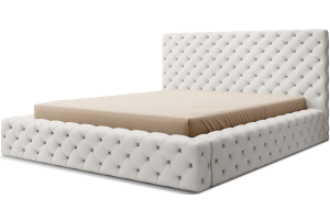 undefined:  - Bed Princce, metal frame, gas lift, bedding box (With storage box)