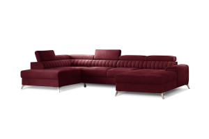 U shape sofa - Lacante (Pull-out bed with storage box)