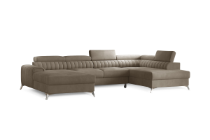U shape sofa - Lacante (Pull-out bed with storage box)