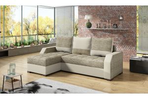 Corner sofa - Aris (Pull-out bed with storage box)