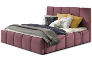 undefined:  - Bed Edvige, wooden frame, gas lift, bedding box (Pull-out bed with storage box)