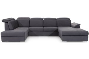 U shape sofa - Evanell (Pull-out bed with storage box)