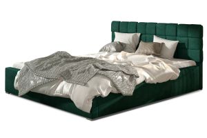 undefined:  - Bed Grand, metal frame, gas lift, bedding box (Pull-out bed with storage box)