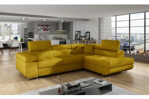 Corner sofa - Anton (Pull-out bed with storage box)