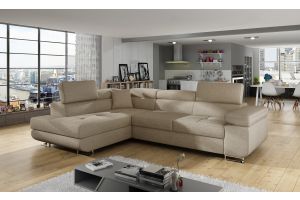 Corner sofa - Anton (Pull-out bed with storage box)