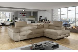 Corner sofa - Anton (Pull-out bed with storage box)