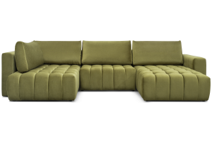 U shape sofa - Bonito (Pull-out bed with storage box)
