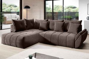 Corner sofa - Boston (Pull-out bed with storage box)