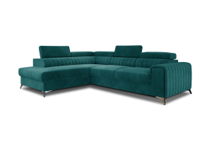 Corner sofa - Laurence (Pull-out with storage box)