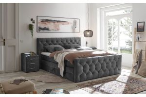 Boxspring bed 180x200 - Cashfield (With storage box)