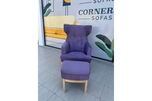 Chair - Cozy with a footstool
