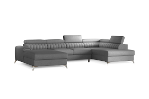 U shape sofa - Lacante (Pull-out bed with storage box)