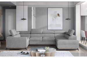 U shape sofa - Escada (Pull-out bed with storage box)