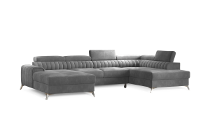 U shape sofa - Lacante (Pull-out bed with storage box)