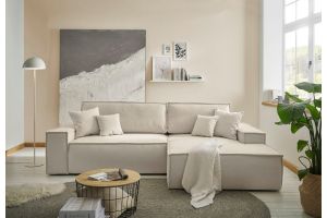 Corner sofa - Sherwood (Pull-out bed with storage box)