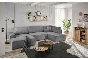 U shape sofa - Sherwood (Pull-out bed with storage box)