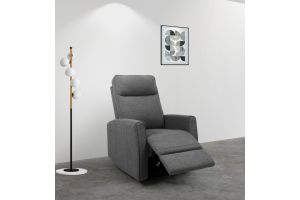 TV chair - Recliner chair with rocking, swivel and reclining function - Kayli
